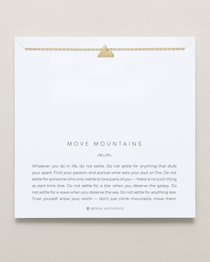 Move Mountains Necklace - Something Splendid Co.