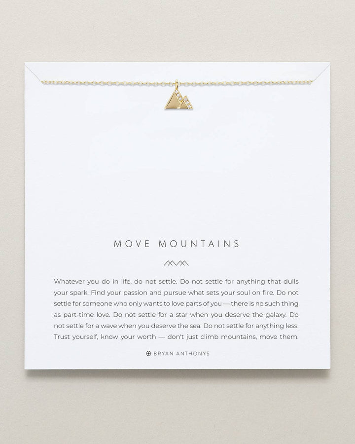 Move Mountains Necklace - Something Splendid Co.
