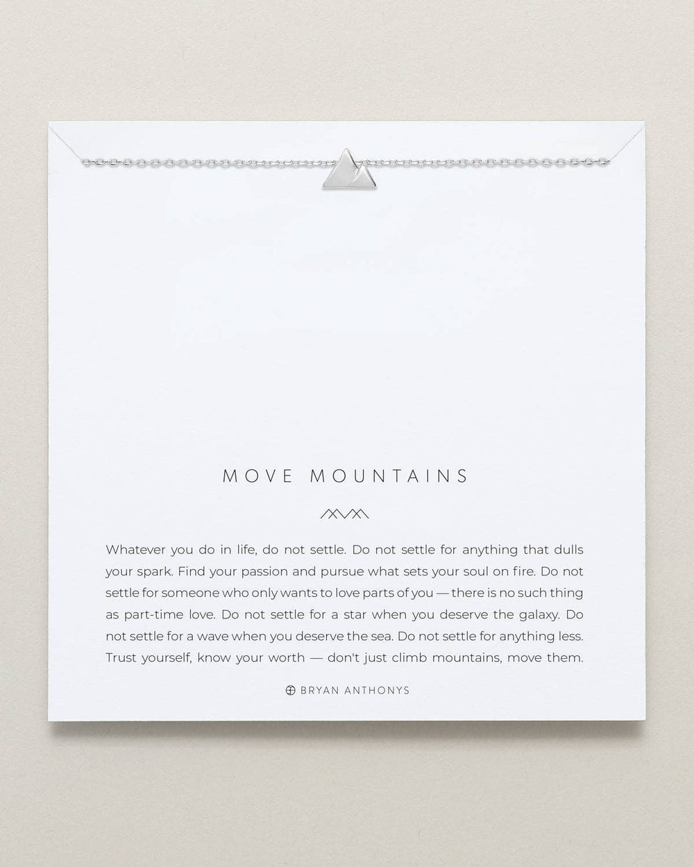 Move Mountains Necklace - Something Splendid Co.