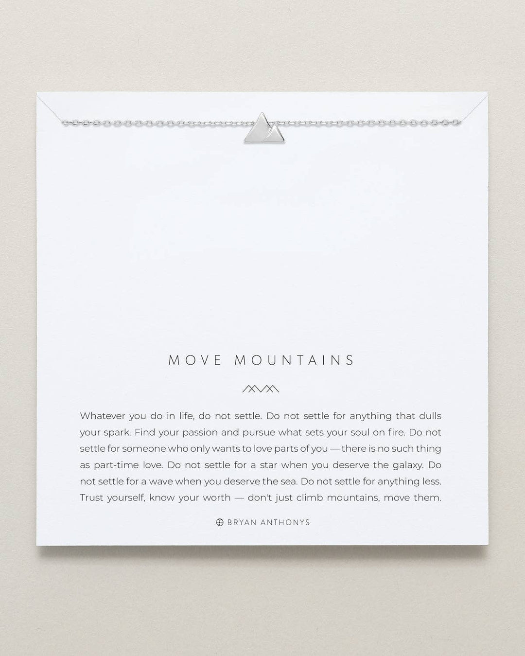 Move Mountains Necklace - Something Splendid Co.