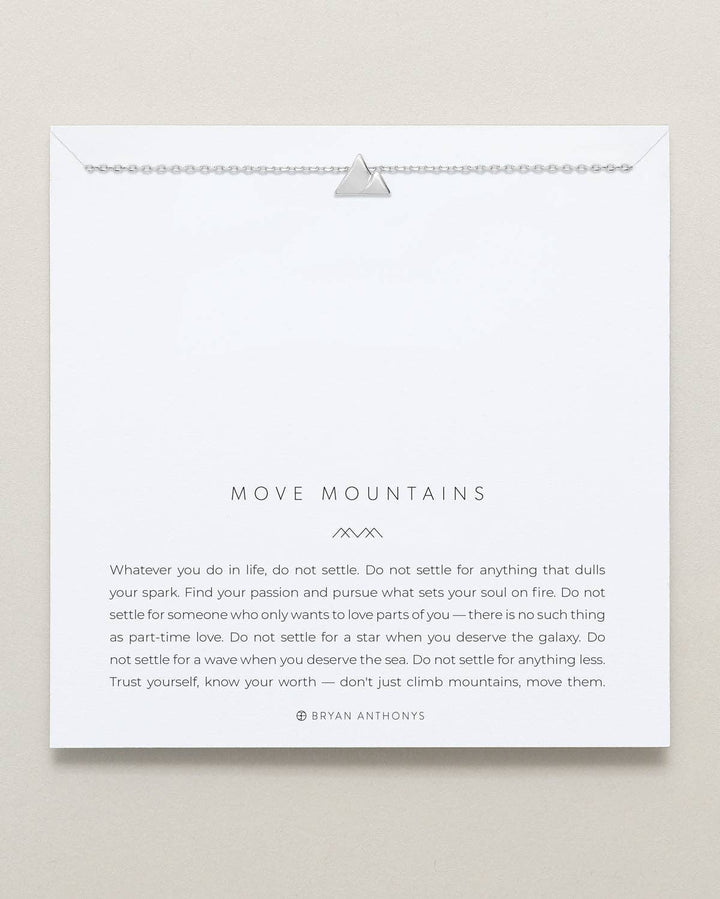 Move Mountains Necklace - Something Splendid Co.
