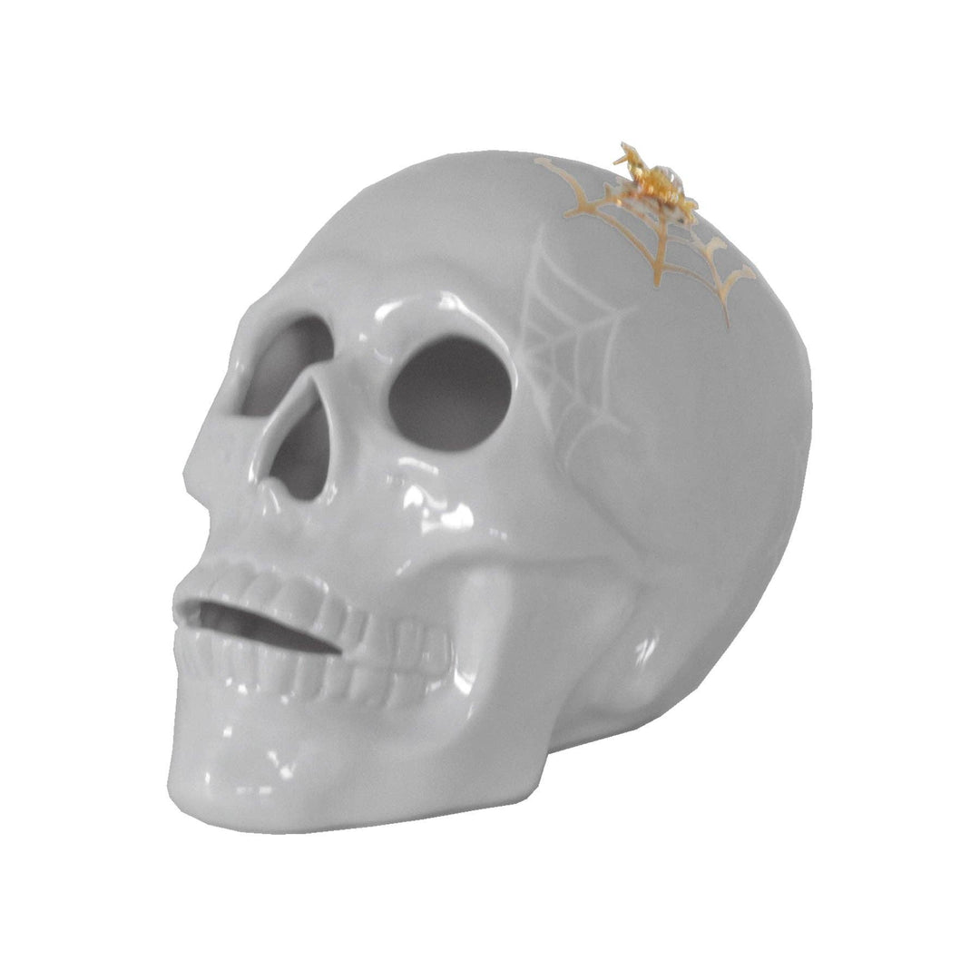 "Mr. Bones and Charlotte" Skull Decor with 22K Gold Accents - Something Splendid Co.