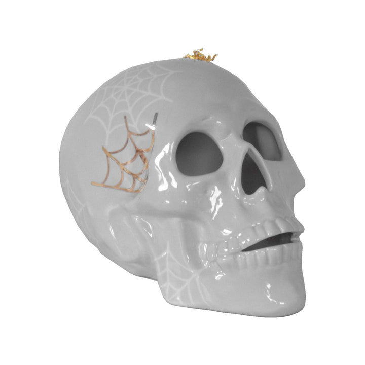 "Mr. Bones and Charlotte" Skull Decor with 22K Gold Accents - Something Splendid Co.