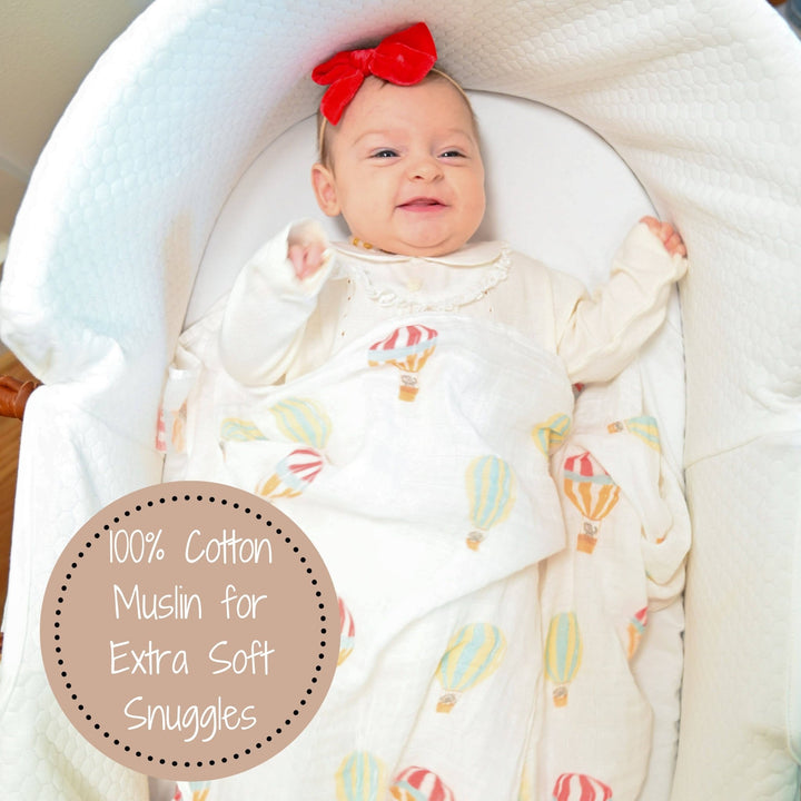 Muslin Quilt Baby & Kids Blanket Sky Is The Limit - Something Splendid Co.