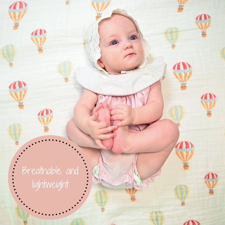 Muslin Quilt Baby & Kids Blanket Sky Is The Limit - Something Splendid Co.