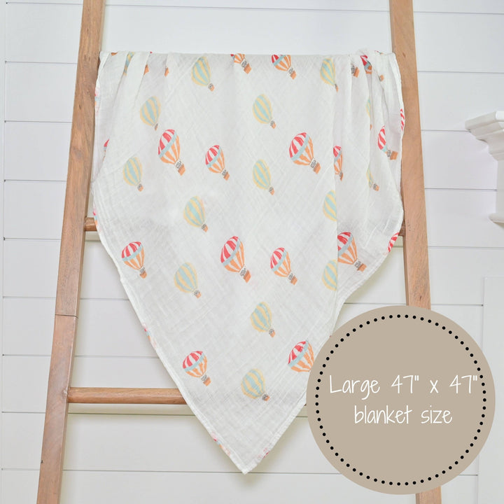 Muslin Quilt Baby & Kids Blanket Sky Is The Limit - Something Splendid Co.