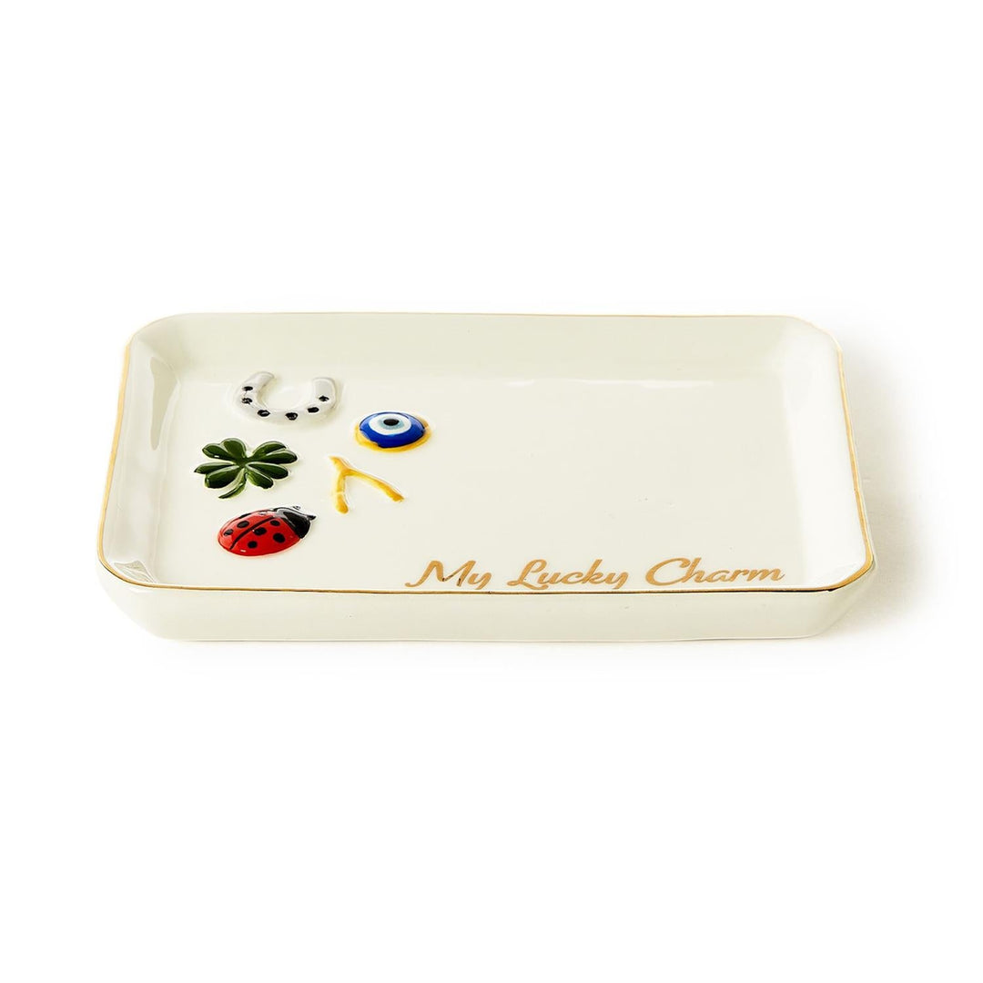 My Lucky Charm Icon Trinket Tray with Gift Box - Something Splendid Co.