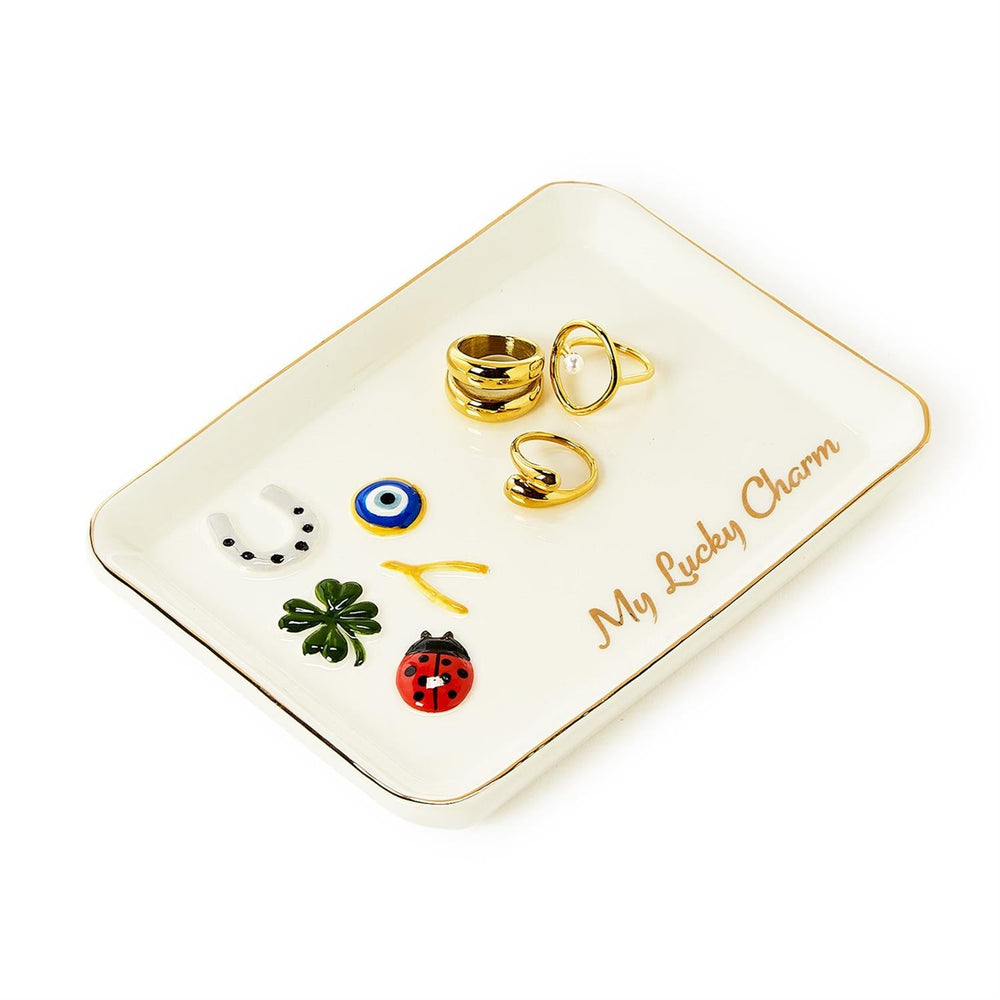 My Lucky Charm Icon Trinket Tray with Gift Box - Something Splendid Co.