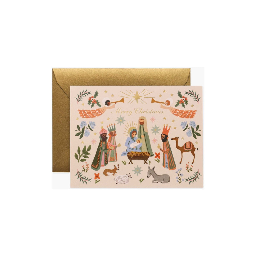 Nativity Scene Greeting Card - Something Splendid Co.