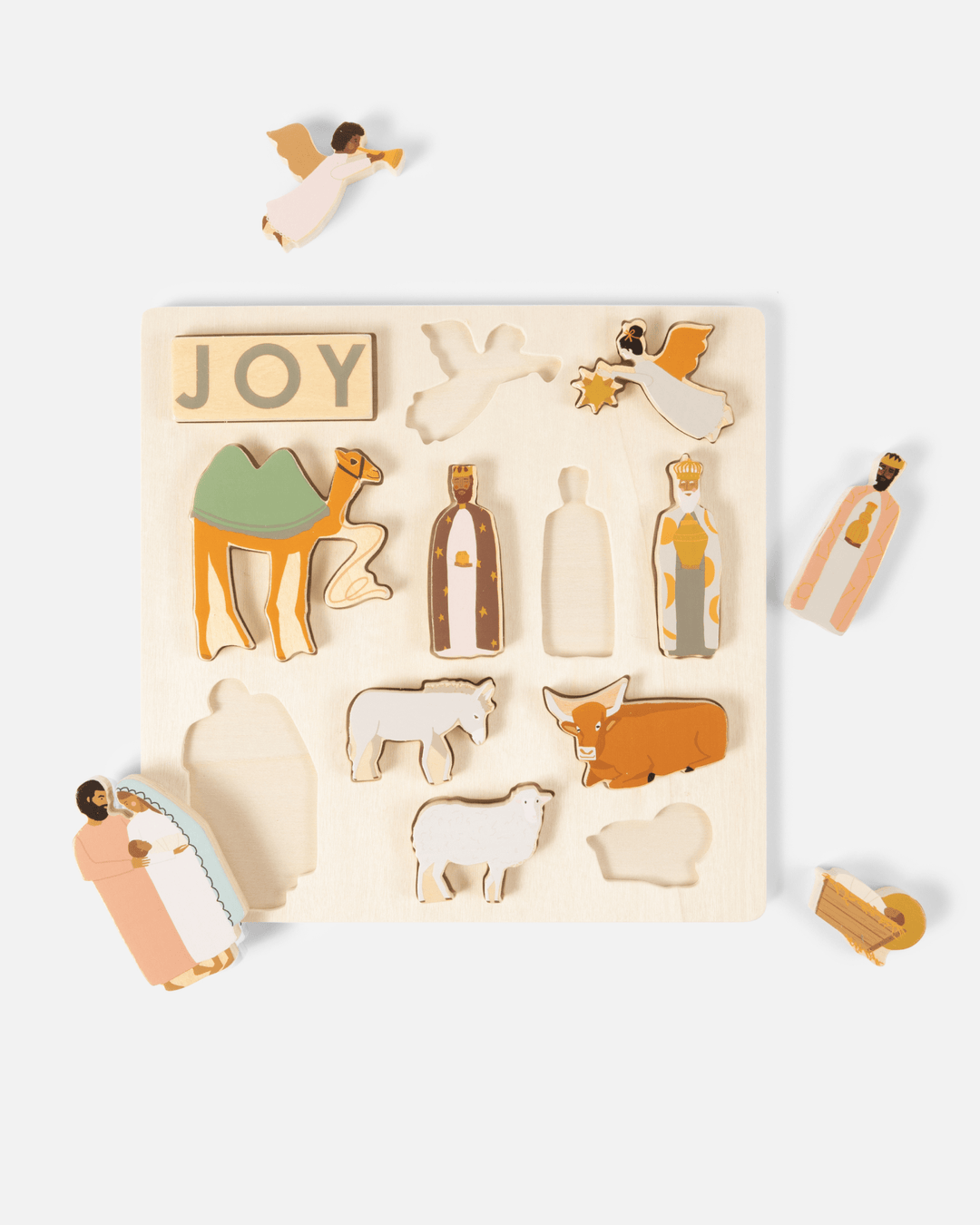 Nativity Wooden Puzzle | Gift | Kids Toy Christian Catholic - Something Splendid Co.