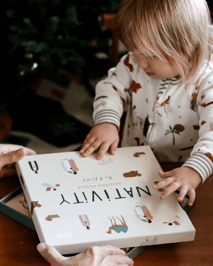 Nativity Wooden Puzzle | Gift | Kids Toy Christian Catholic - Something Splendid Co.