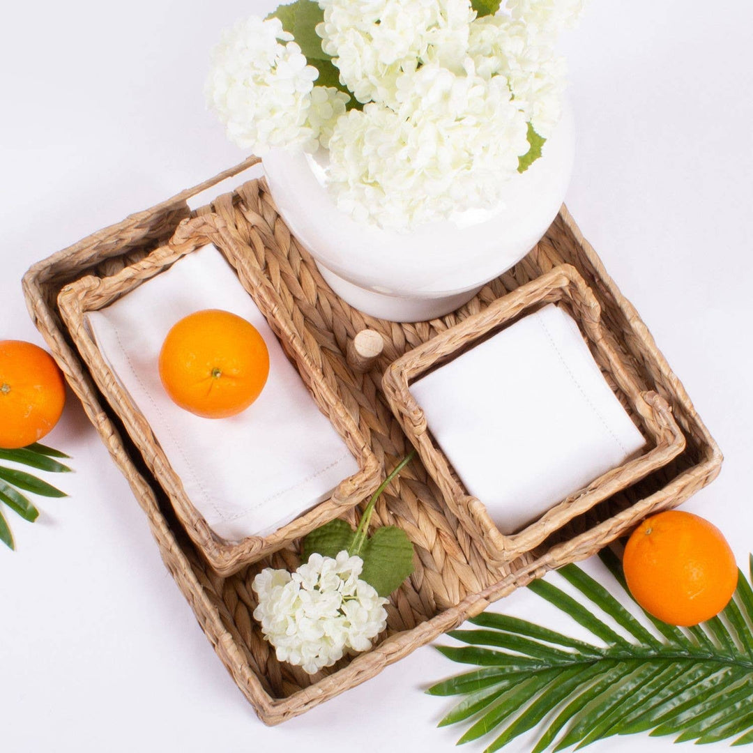 Natural Woven Cocktail Napkin Tray - Something Splendid Co.