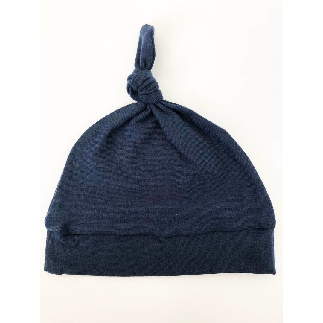 Navy Knot Newborn Hat - Something Splendid Co.