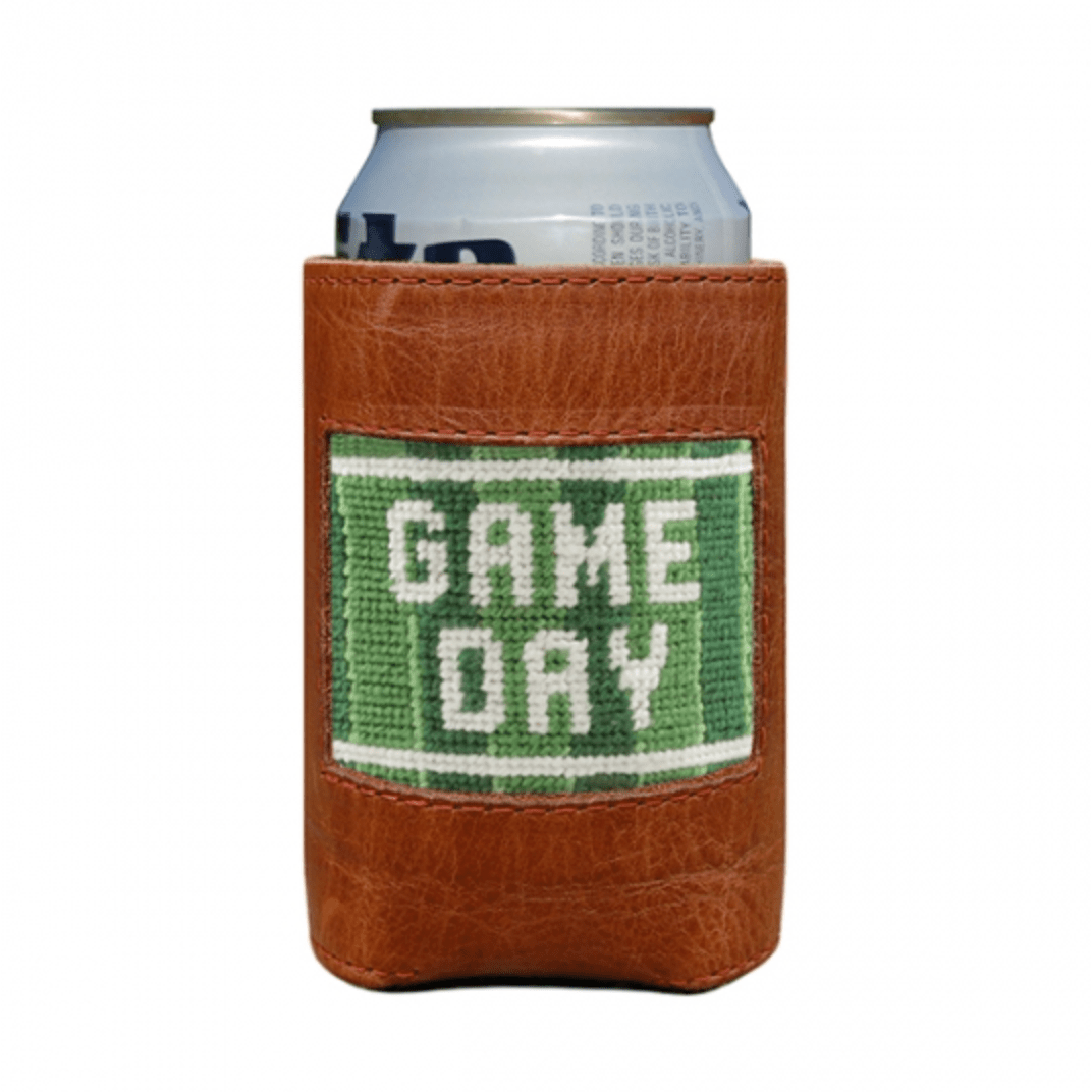 Needlepoint Game Day Can Cooler - Something Splendid Co.