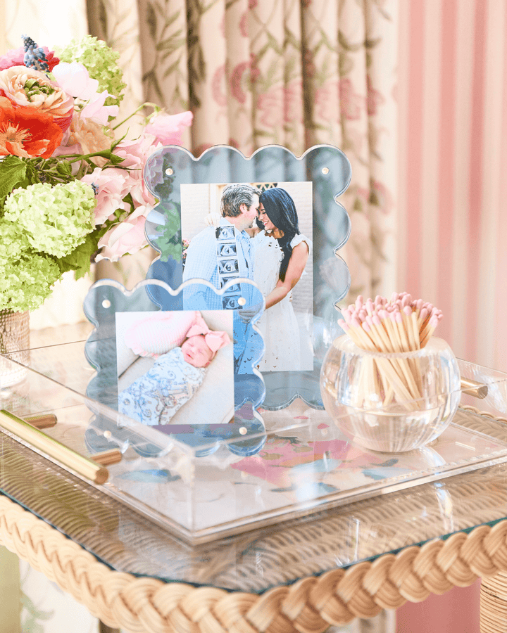 Neon Blue Mini Acrylic Picture Frame - Something Splendid Co.