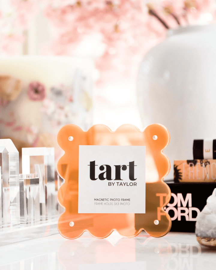 Neon Orange Mini Acrylic Picture Frame - Something Splendid Co.