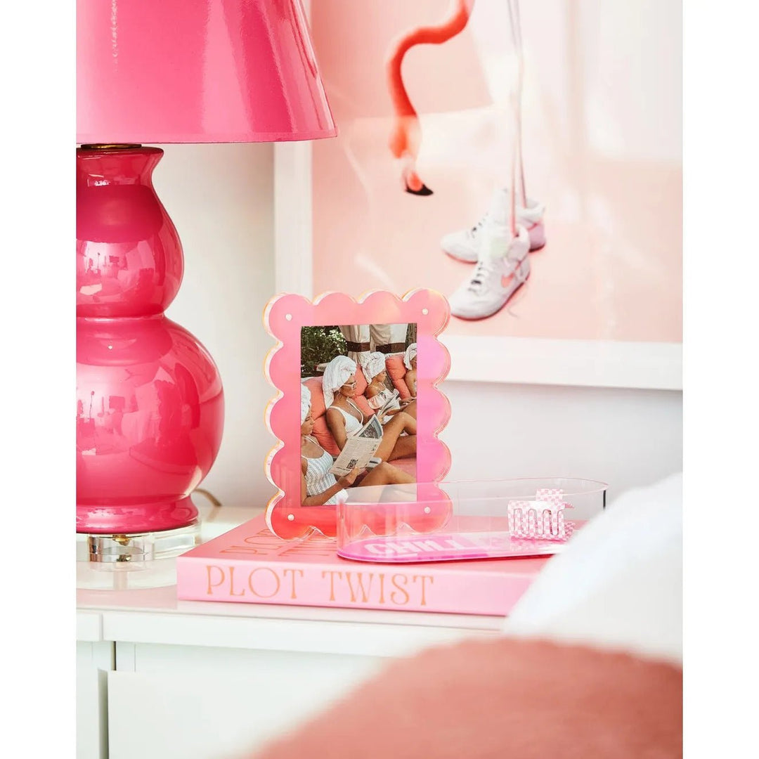 Neon Pink Acrylic Picture Frame - Something Splendid Co.