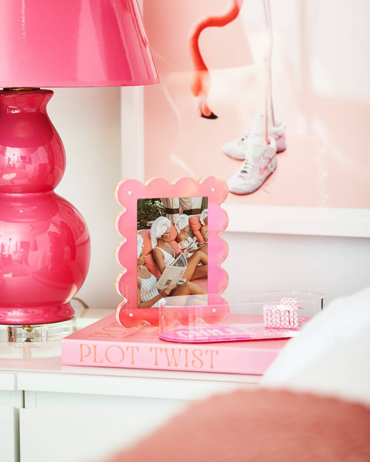 Neon Pink Acrylic Picture Frame - Something Splendid Co.