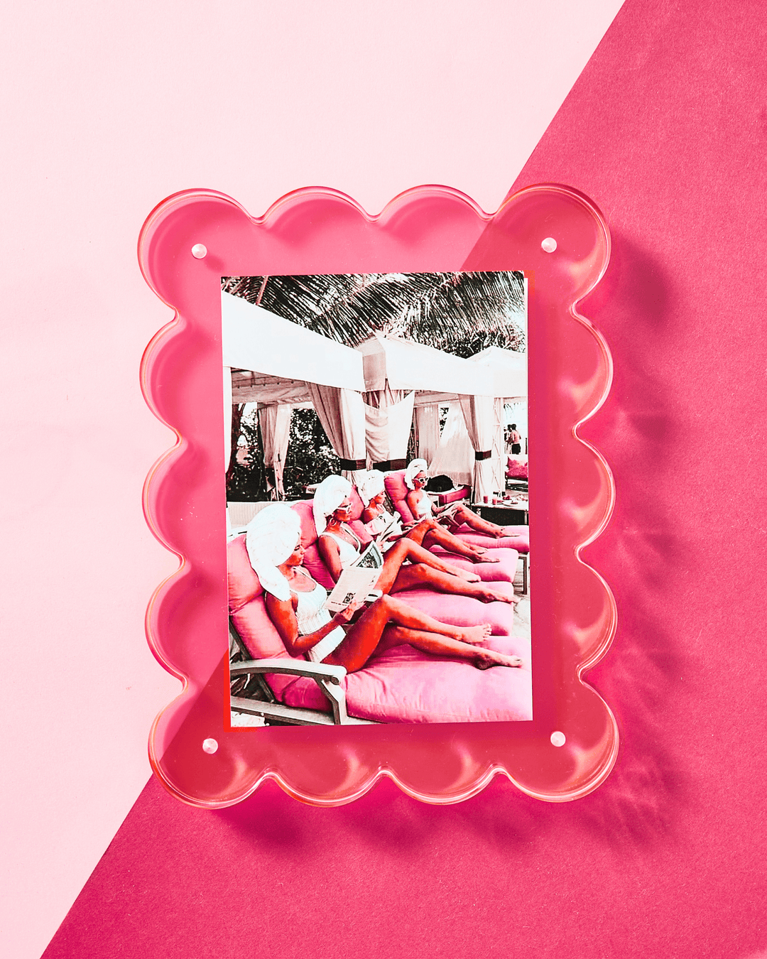 Neon Pink Acrylic Picture Frame - Something Splendid Co.