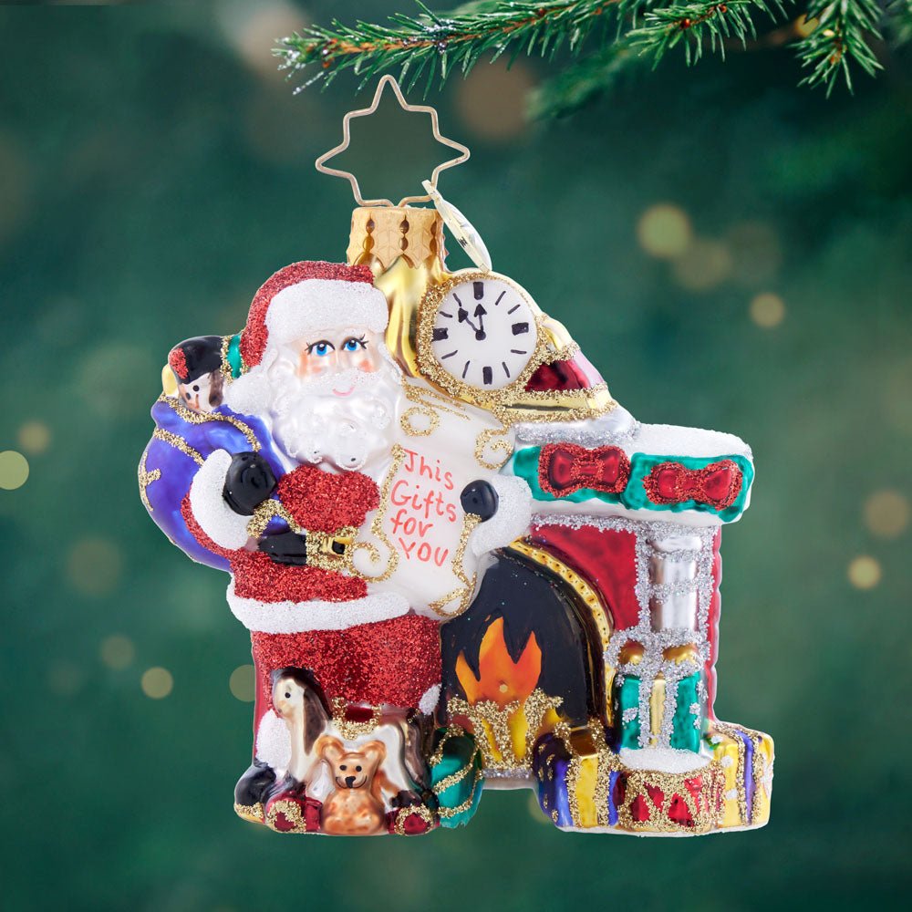 Nice List Santa Gem Ornament - Something Splendid Co.