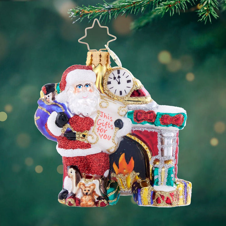 Nice List Santa Gem Ornament - Something Splendid Co.