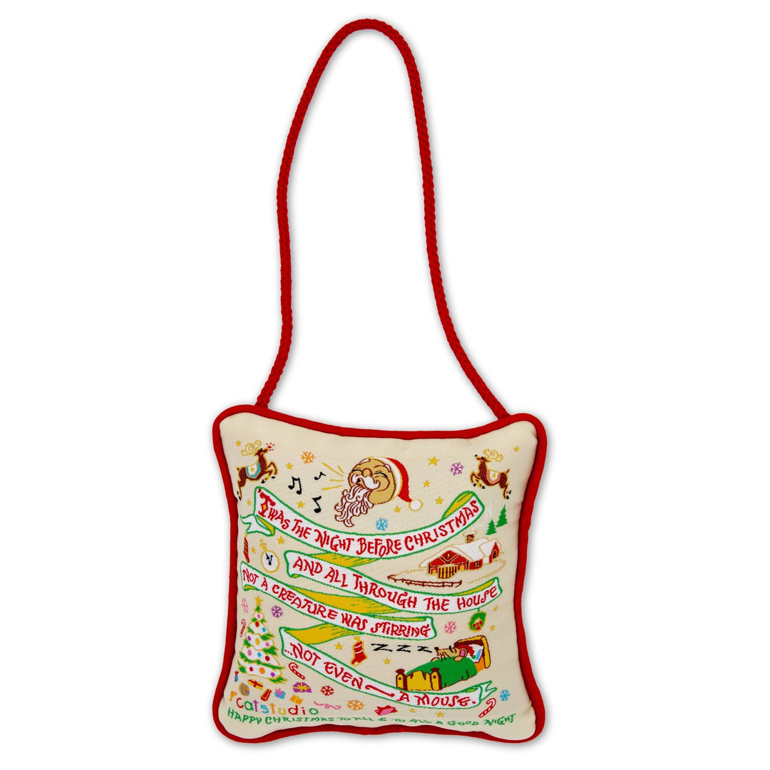Night Before Christmas Mini Pillow Ornament - Something Splendid Co.