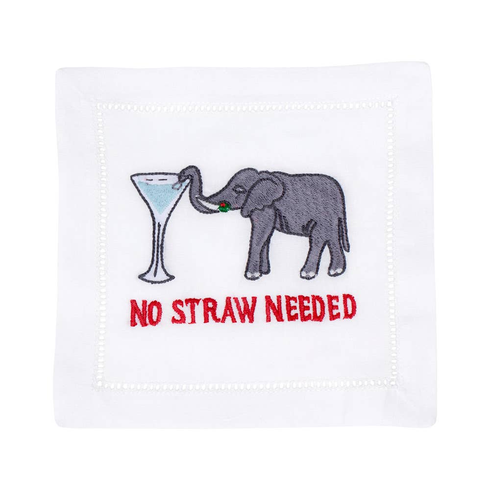 No Straw Needed Cocktail Napkin - Something Splendid Co.