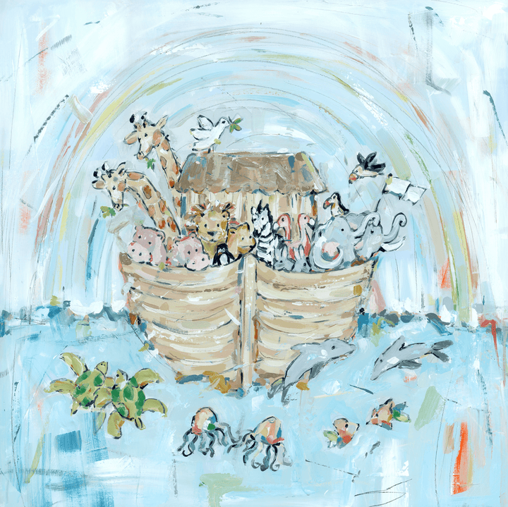 "Noah's Ark III" hand - signed paper print - Something Splendid Co.