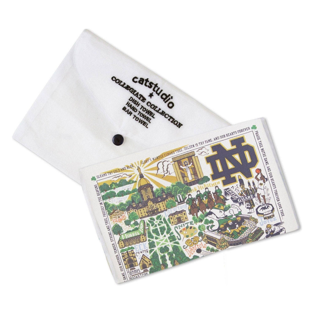 Notre Dame, University of Collegiate Dish Towel - Something Splendid Co.