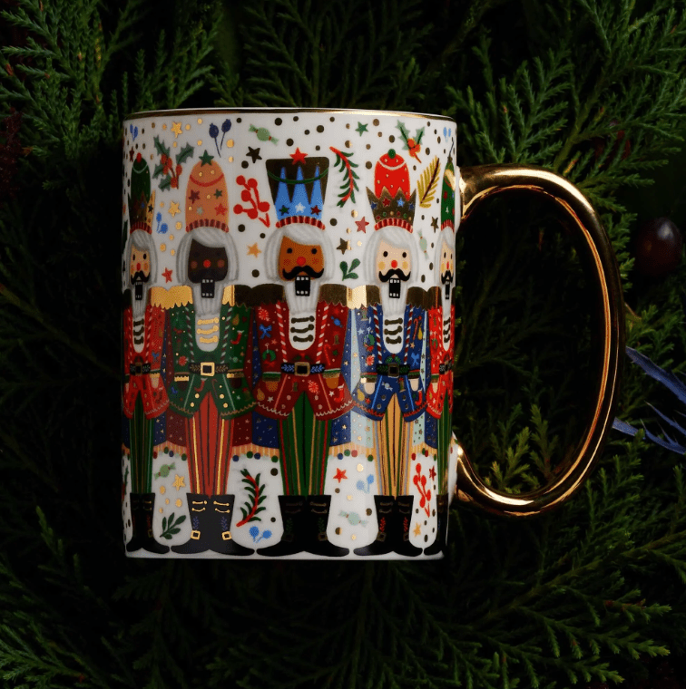 Nutcracker Brigade Porcelain Mug - Something Splendid Co.