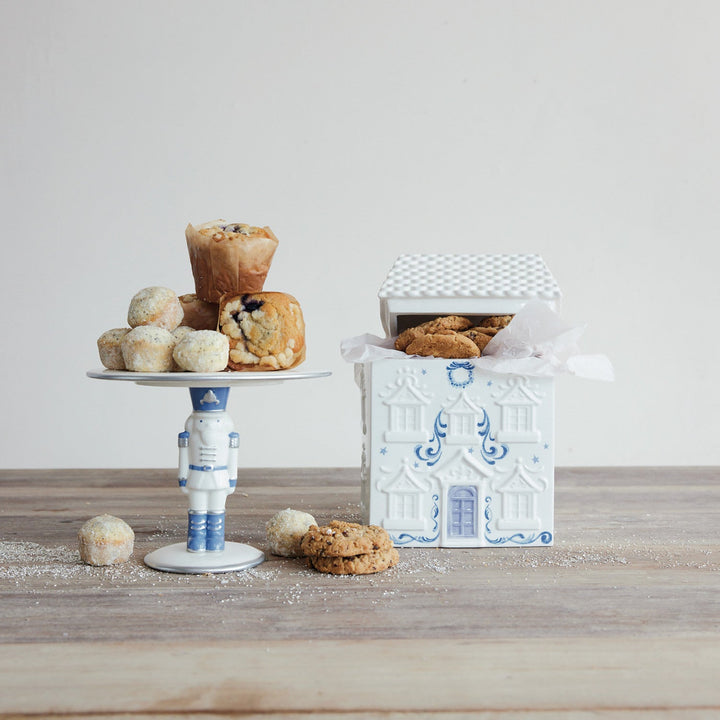 Nutcracker Ceramic Pedestal - Something Splendid Co.