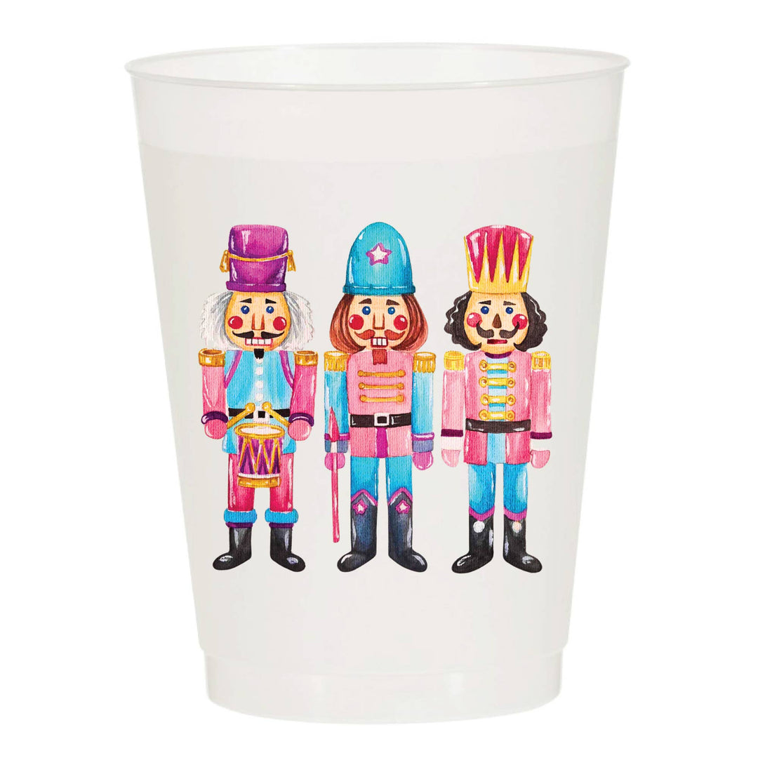 Nutcracker Pink Christmas Frosted Cups - Christmas - Something Splendid Co.