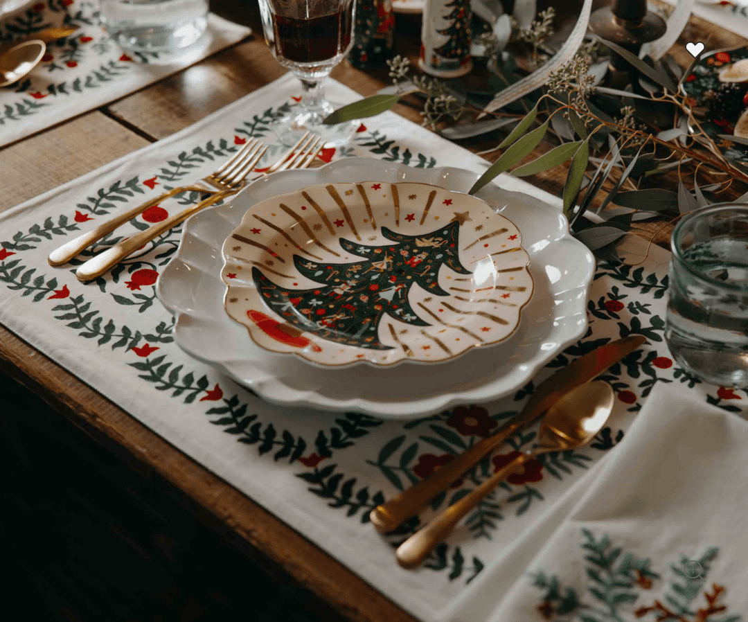 Nutcracker Porcelain Dessert Plate Set of 4 - Something Splendid Co.
