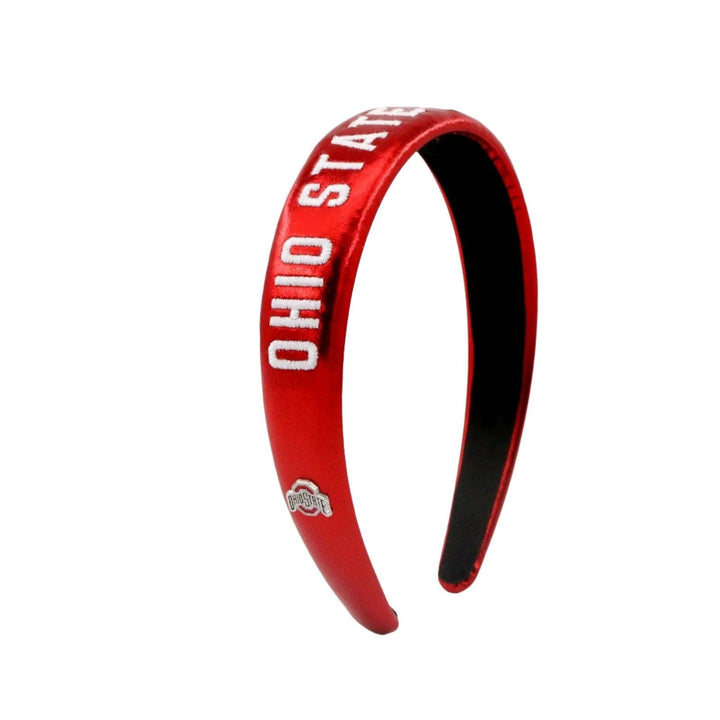 Ohio State Scarlet Thin Embroidered Headband  - Something Splendid Co.