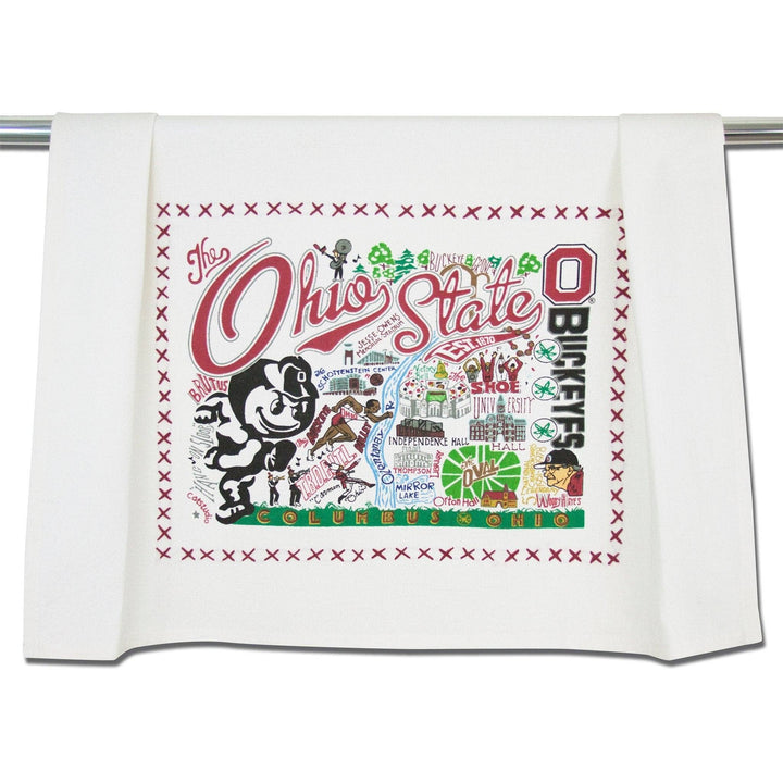 Ohio State University Collegiate Dish Towel - Something Splendid Co.