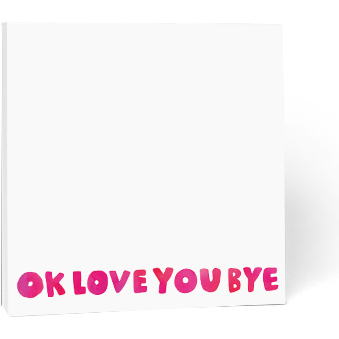 Okloveyoubye Notepad - Something Splendid Co.