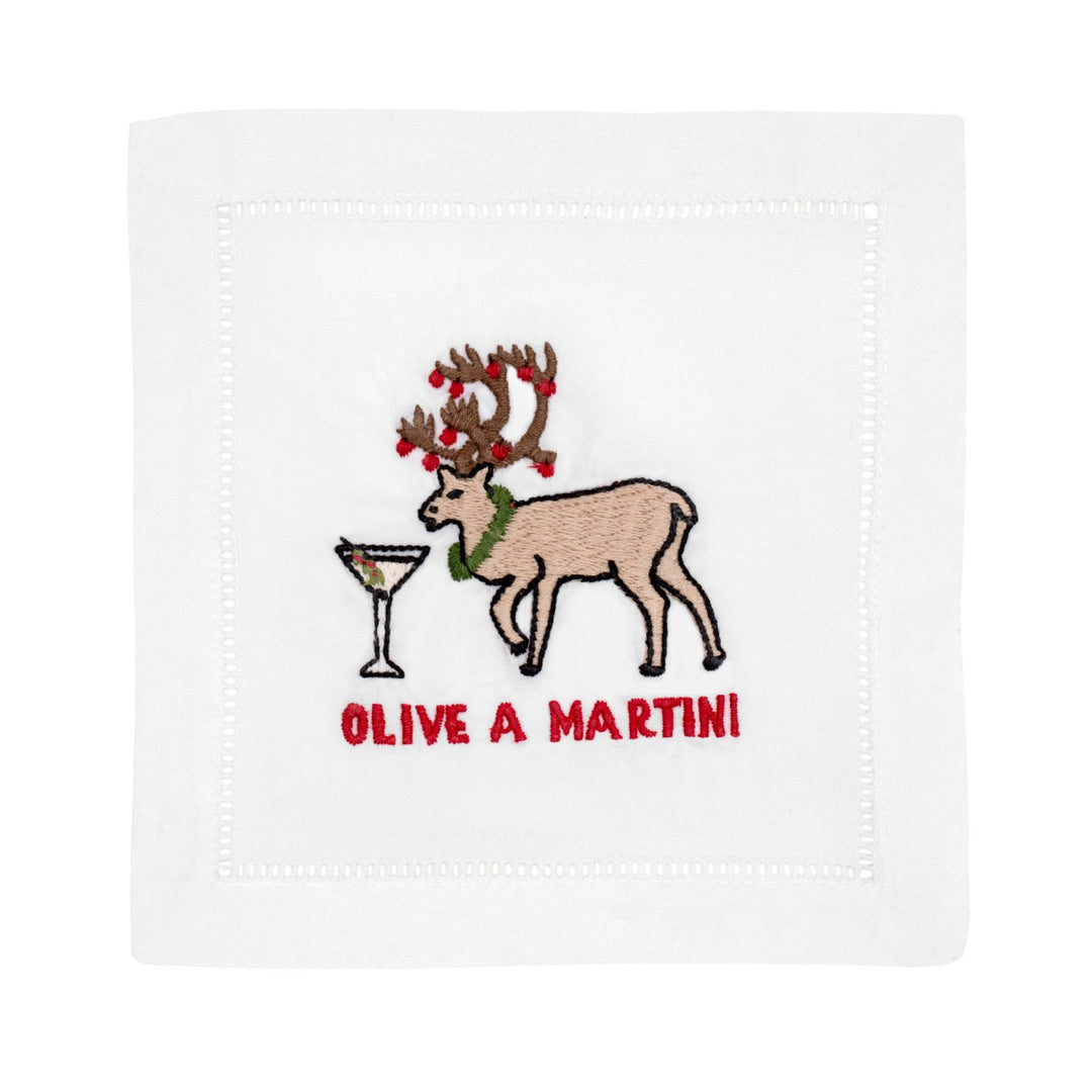 Olive A Martini Cocktail Napkin - Something Splendid Co.