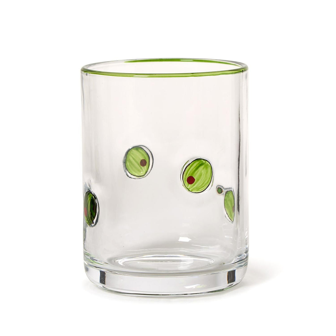 Olive Double Old Fashioned Glass - Something Splendid Co.