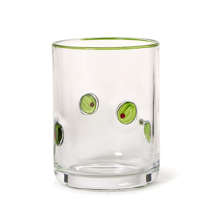 Olive Double Old Fashioned Glass - Something Splendid Co.