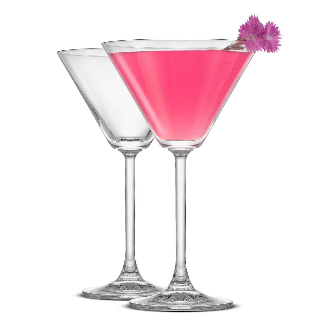 Olivia Stemmed Crystal Martini Glasses-Set of 2 or Set of 4 - Something Splendid Co.