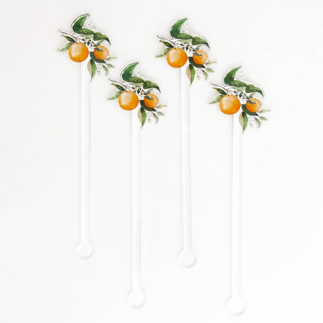 Orange Blossom Drink Stir Sticks - Something Splendid Co.