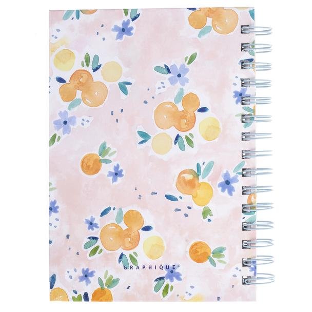 Orange Blossom Spiral Notebook - Something Splendid Co.