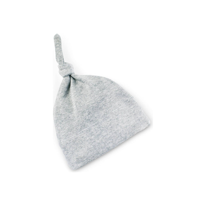 Organic Baby Classic Knotted Hat - Heather Grey - Something Splendid Co.