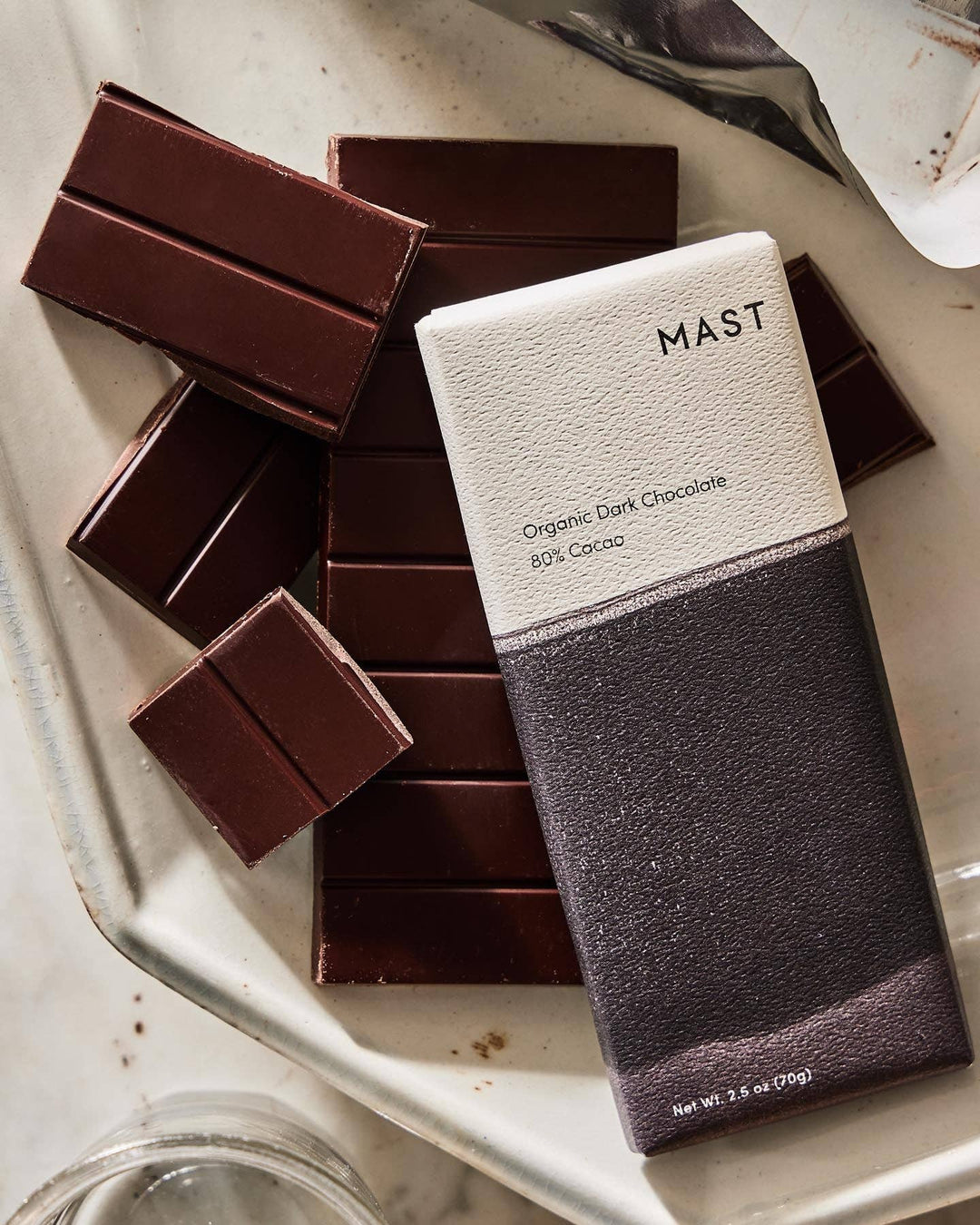 Organic Dark Chocolate 80% Cacao - Something Splendid Co.