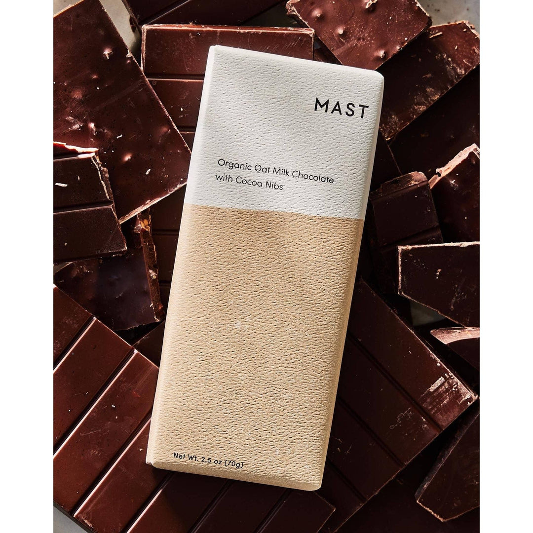 Organic Oat Milk Chocolate with Cocoa Nibs - Something Splendid Co.