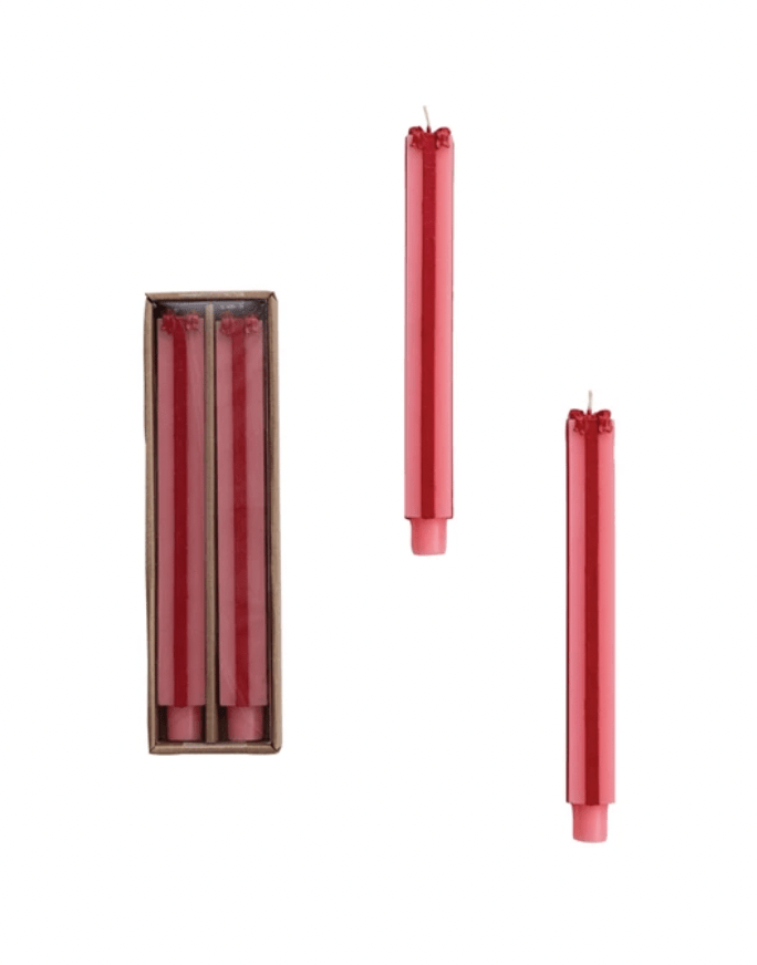 Package Shaped Taper Candles, 2 Styles - Something Splendid Co.