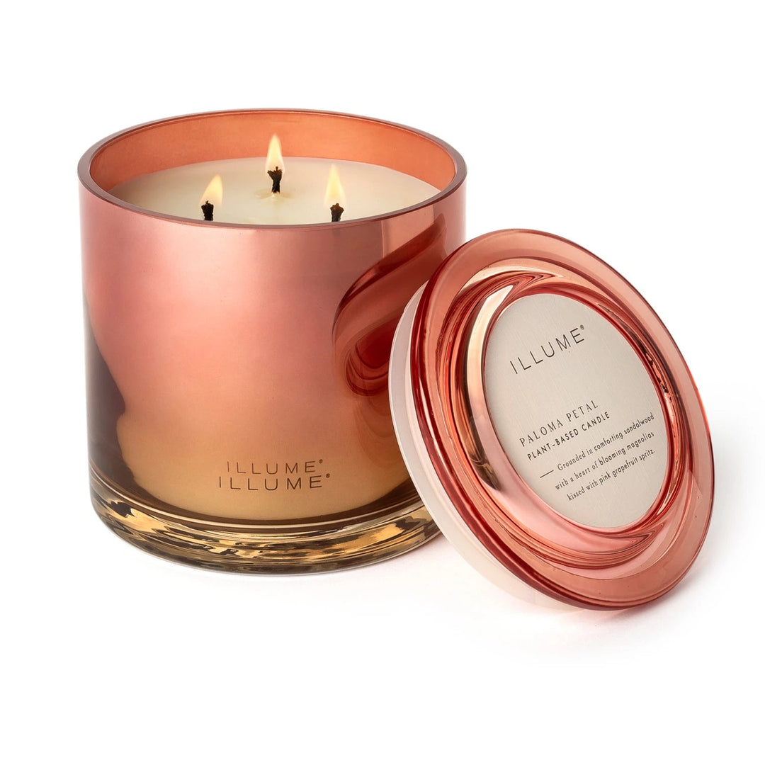 Paloma Petal Statement Glass Candle - Something Splendid Co.