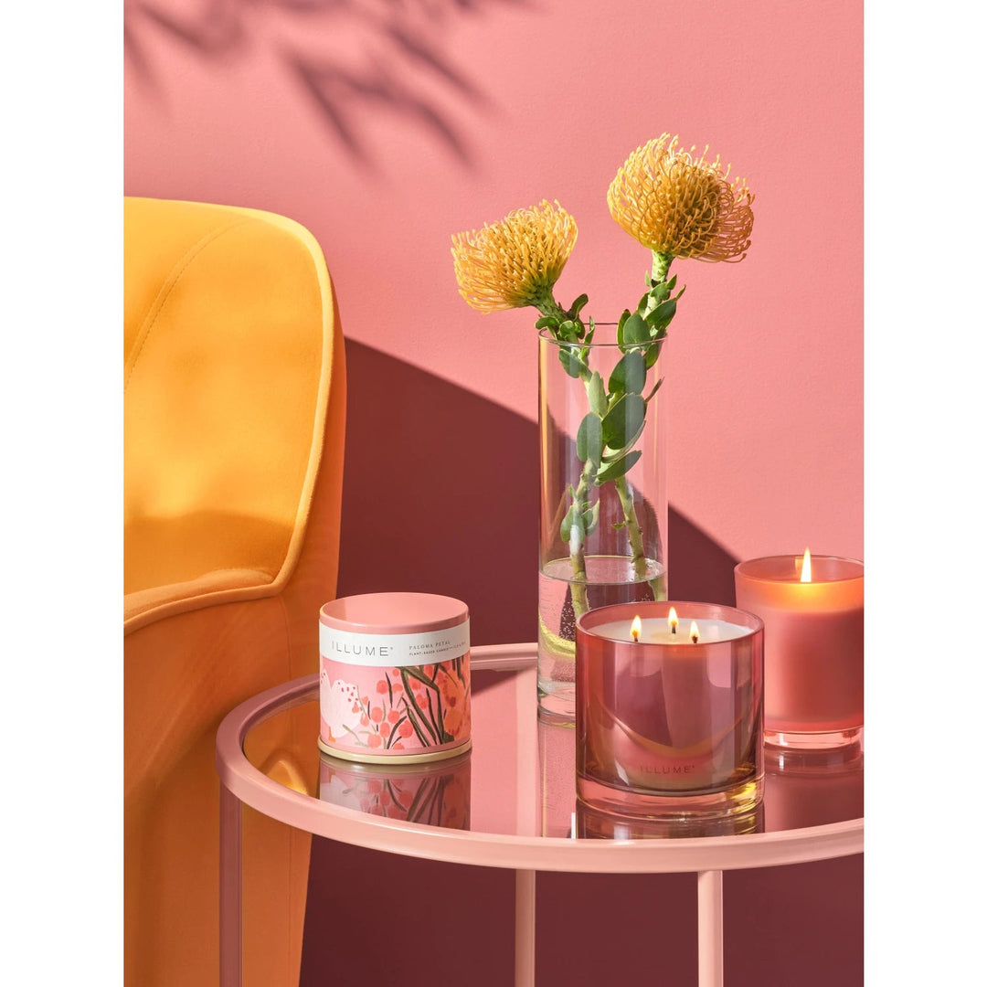 Paloma Petal Statement Glass Candle - Something Splendid Co.
