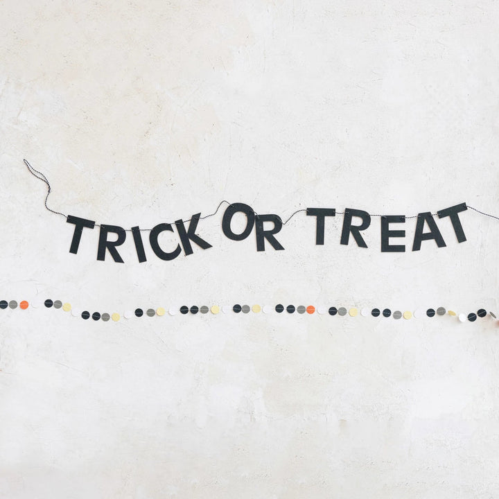 Paper Banner "Trick or Treat" - Something Splendid Co.