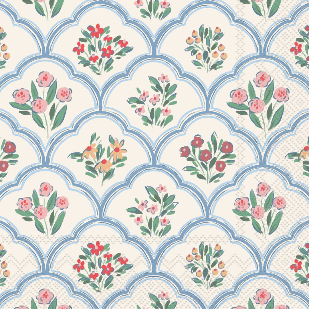 Paper Cocktail Napkins 20 Ct Joyful Lattice - Something Splendid Co.